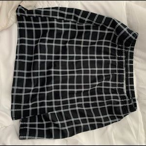 black print skirt